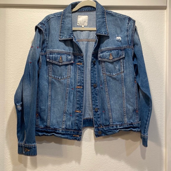 Joie Jackets & Blazers - NWOT Joie Denim Jean Jacket Sz L